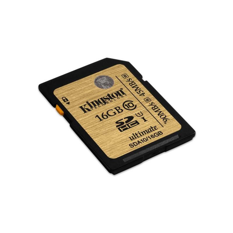 Paměťová karta Kingston SDHC 16GB UHS-I U1, Paměťová, karta, Kingston, SDHC, 16GB, UHS-I, U1