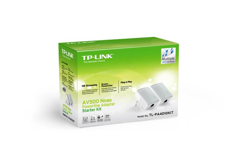 Síťový rozvod LAN po 230V TP-Link TL-PA4010 KIT bílý, Síťový, rozvod, LAN, po, 230V, TP-Link, TL-PA4010, KIT, bílý
