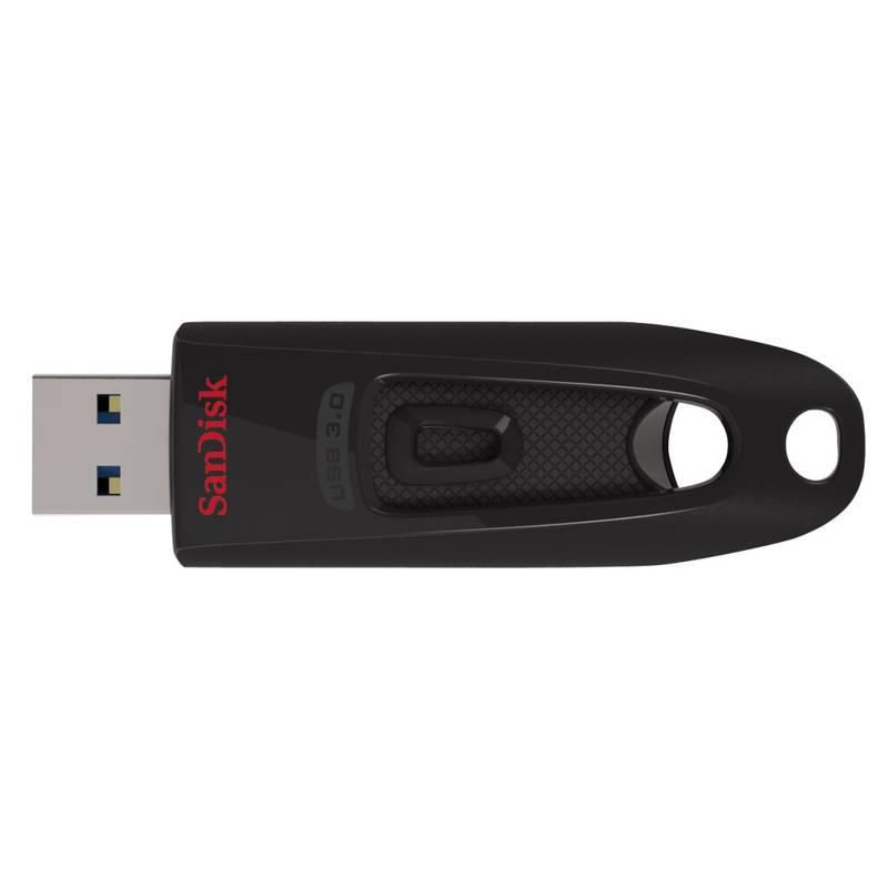 USB Flash Sandisk Cruzer Ultra 64GB černý, USB, Flash, Sandisk, Cruzer, Ultra, 64GB, černý