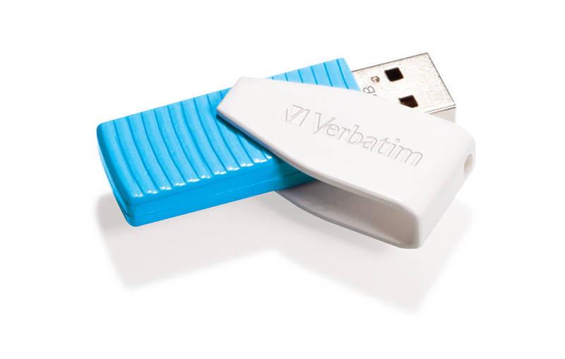 USB Flash Verbatim Store 'n' Go Swivel 8GB modrý, USB, Flash, Verbatim, Store, 'n', Go, Swivel, 8GB, modrý