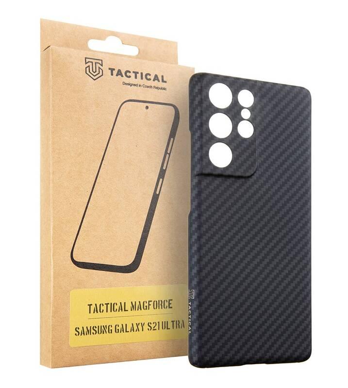 Kryt na mobil Tactical MagForce Aramid na Samsung Galaxy S21 Ultra černý, Kryt, na, mobil, Tactical, MagForce, Aramid, na, Samsung, Galaxy, S21, Ultra, černý