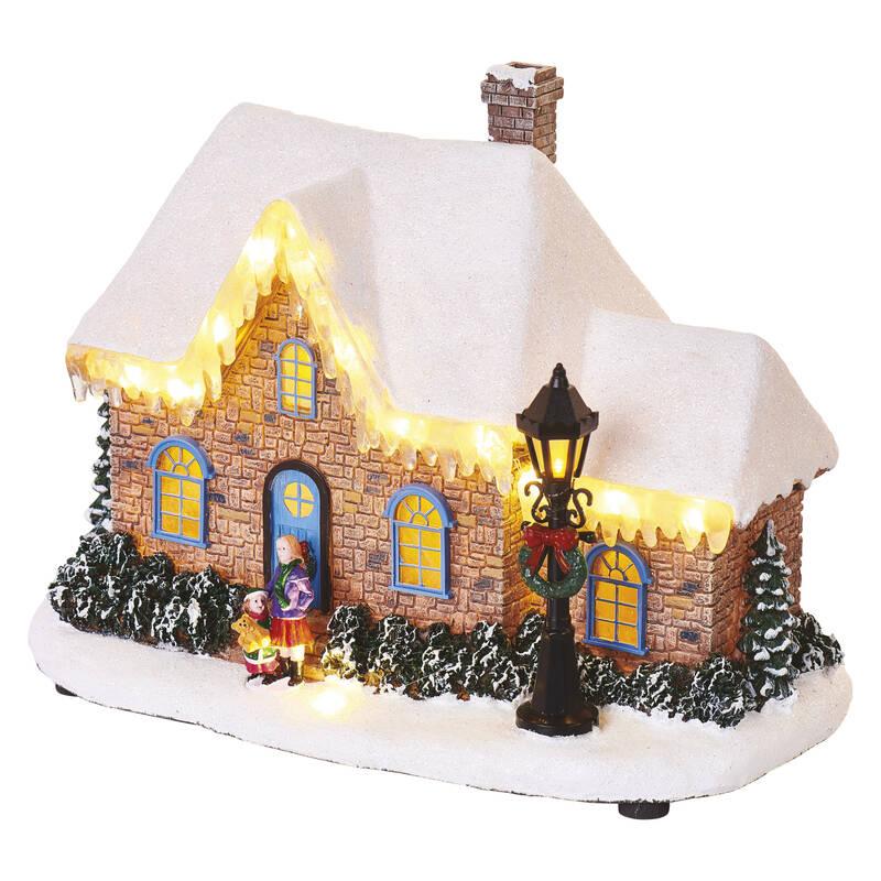 LED dekorace EMOS vánoční domek, 20,5 cm, 3x AA, vnitřní, teplá bílá, LED, dekorace, EMOS, vánoční, domek, 20,5, cm, 3x, AA, vnitřní, teplá, bílá