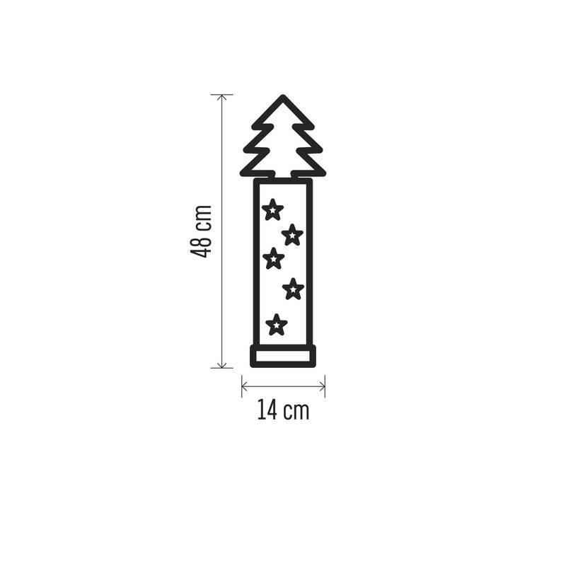 LED dekorace EMOS vánoční strom dřevěný, 48 cm, 2x AA, vnitřní, teplá bílá, časovač, LED, dekorace, EMOS, vánoční, strom, dřevěný, 48, cm, 2x, AA, vnitřní, teplá, bílá, časovač