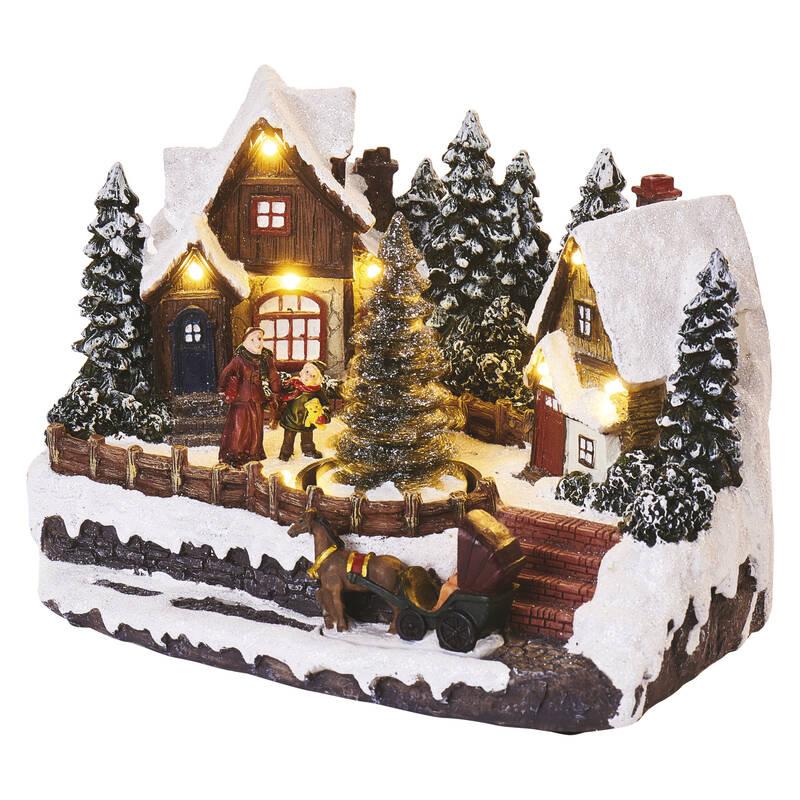 LED dekorace EMOS vánoční vesnička, 15 cm, 3x AA, vnitřní, teplá bílá, LED, dekorace, EMOS, vánoční, vesnička, 15, cm, 3x, AA, vnitřní, teplá, bílá