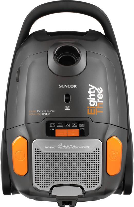 Podlahový vysavač Sencor SVC 8300TI černý oranžový, Podlahový, vysavač, Sencor, SVC, 8300TI, černý, oranžový