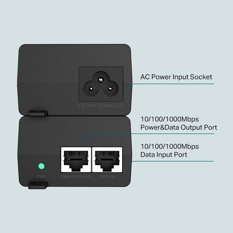 PoE Injektor TP-Link TL-POE160S, PoE, Injektor, TP-Link, TL-POE160S