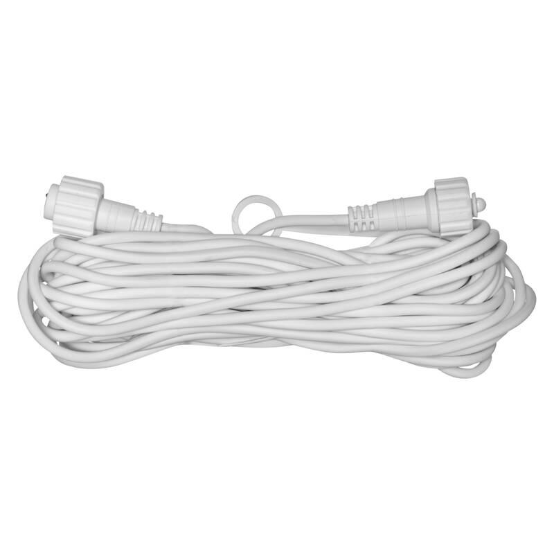 Prodlužovací kabel EMOS pro spojovací řetězy Profi bílý, 10 m, venkovní i vnitřní