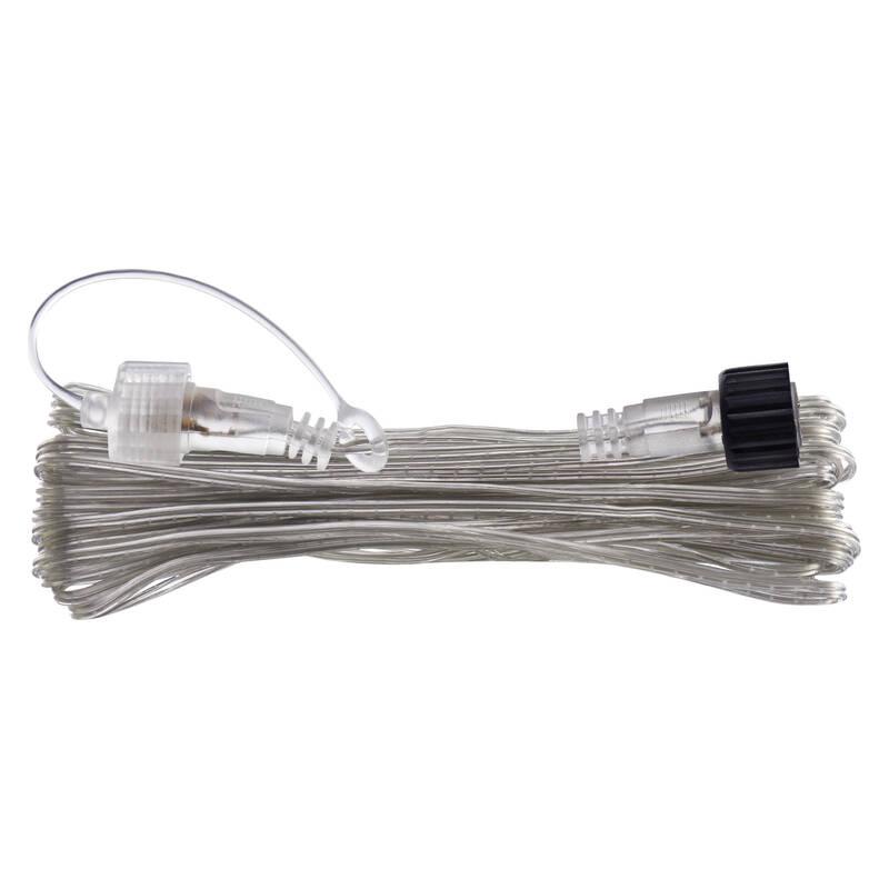 Prodlužovací kabel EMOS pro spojovací řetězy Standard transparentní, 10 m, venkovní i vnitřní