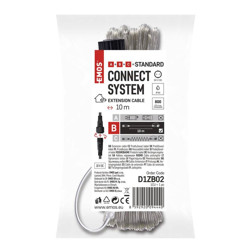 Prodlužovací kabel EMOS pro spojovací řetězy Standard transparentní, 10 m, venkovní i vnitřní, Prodlužovací, kabel, EMOS, pro, spojovací, řetězy, Standard, transparentní, 10, m, venkovní, i, vnitřní