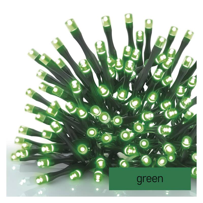 Spojovací řetěz EMOS 100 LED Standard, 10 m, venkovní i vnitřní, zelená, časovač, Spojovací, řetěz, EMOS, 100, LED, Standard, 10, m, venkovní, i, vnitřní, zelená, časovač