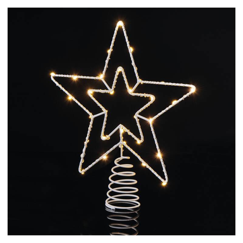 Spojovací řetěz EMOS 30 LED Standard spojovací vánoční hvězda, 28,5 cm, venkovní i vnitřní, teplá bílá, časovač, Spojovací, řetěz, EMOS, 30, LED, Standard, spojovací, vánoční, hvězda, 28,5, cm, venkovní, i, vnitřní, teplá, bílá, časovač