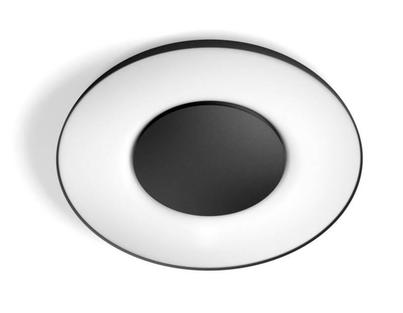 Stropní svítidlo Philips Hue Still White Ambiance, kruhové 39cm černé