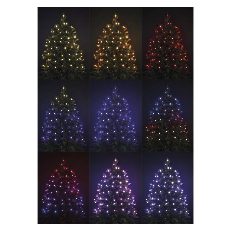 Vánoční osvětlení EMOS 120 LED řetěz, 12 m, venkovní i vnitřní, RGB, ovladač, programy, časovač