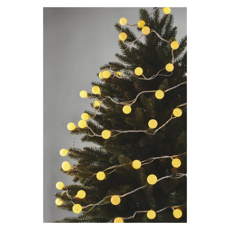 Vánoční osvětlení EMOS 40 LED cherry řetěz - kuličky 2,5 cm, 4 m, venkovní i vnitřní, teplá bílá, časovač, Vánoční, osvětlení, EMOS, 40, LED, cherry, řetěz, kuličky, 2,5, cm, 4, m, venkovní, i, vnitřní, teplá, bílá, časovač