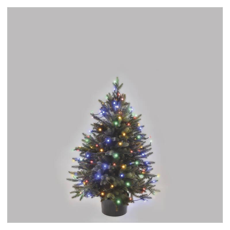 Vánoční osvětlení EMOS 80 LED cherry řetěz - kuličky, 8 m, venkovní i vnitřní, multicolor, programy, Vánoční, osvětlení, EMOS, 80, LED, cherry, řetěz, kuličky, 8, m, venkovní, i, vnitřní, multicolor, programy