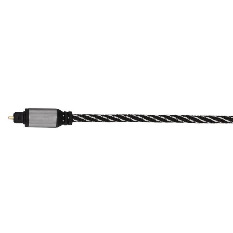 Kabel Avinity Classic optický, ODT, Toslink, opletený, 1,5 m černý