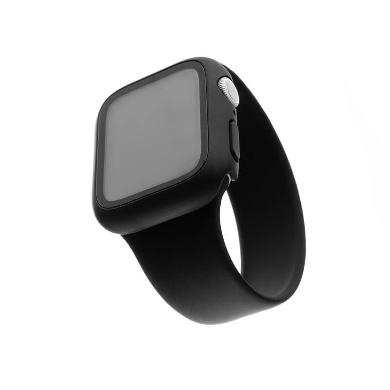 Ochranné pouzdro FIXED Pure s temperovaným sklem pro Apple Watch 45mm černé