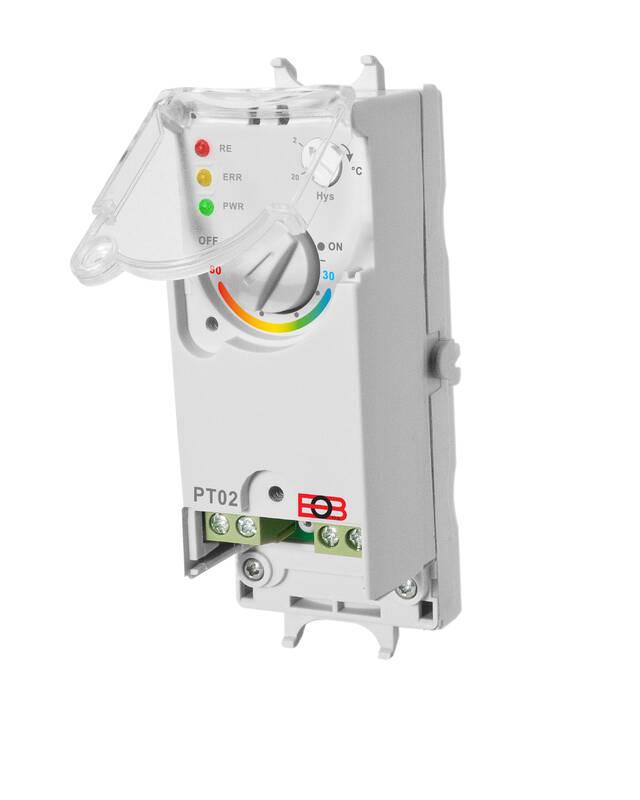 Termostat Elektrobock PT02 bílý, Termostat, Elektrobock, PT02, bílý