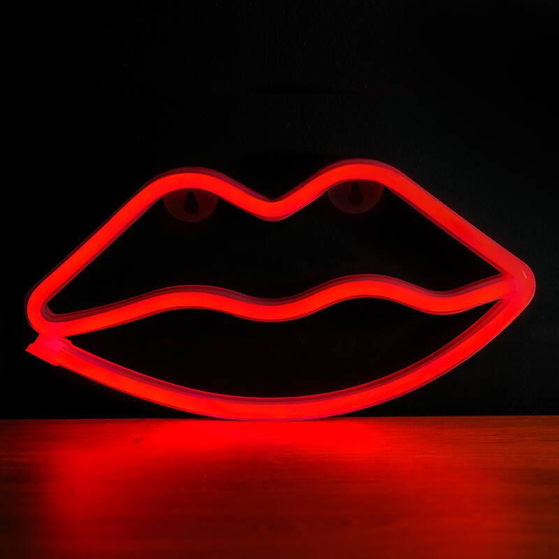 Dekorativní LED Forever neon Rty