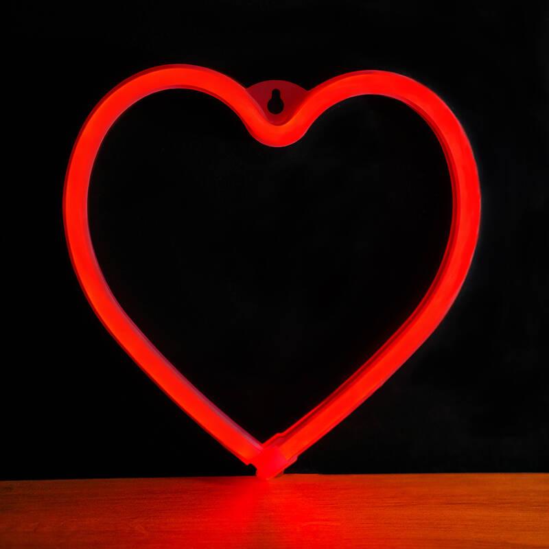 Dekorativní LED Forever neon Srdce, Dekorativní, LED, Forever, neon, Srdce
