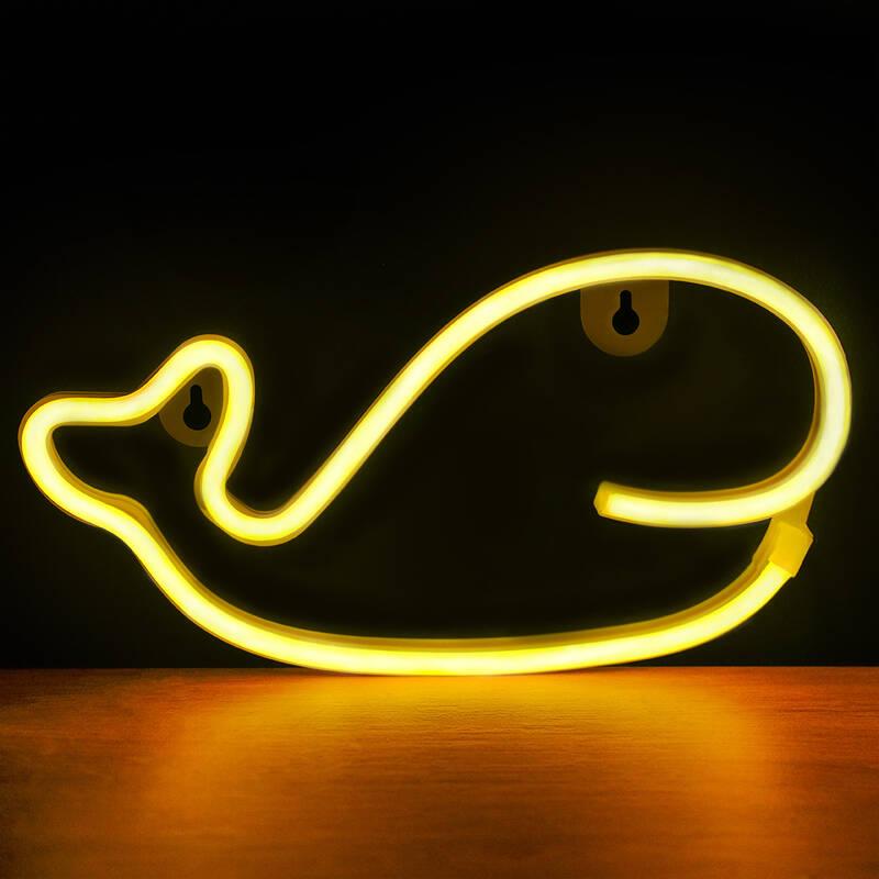 Dekorativní LED Forever neon Velryba