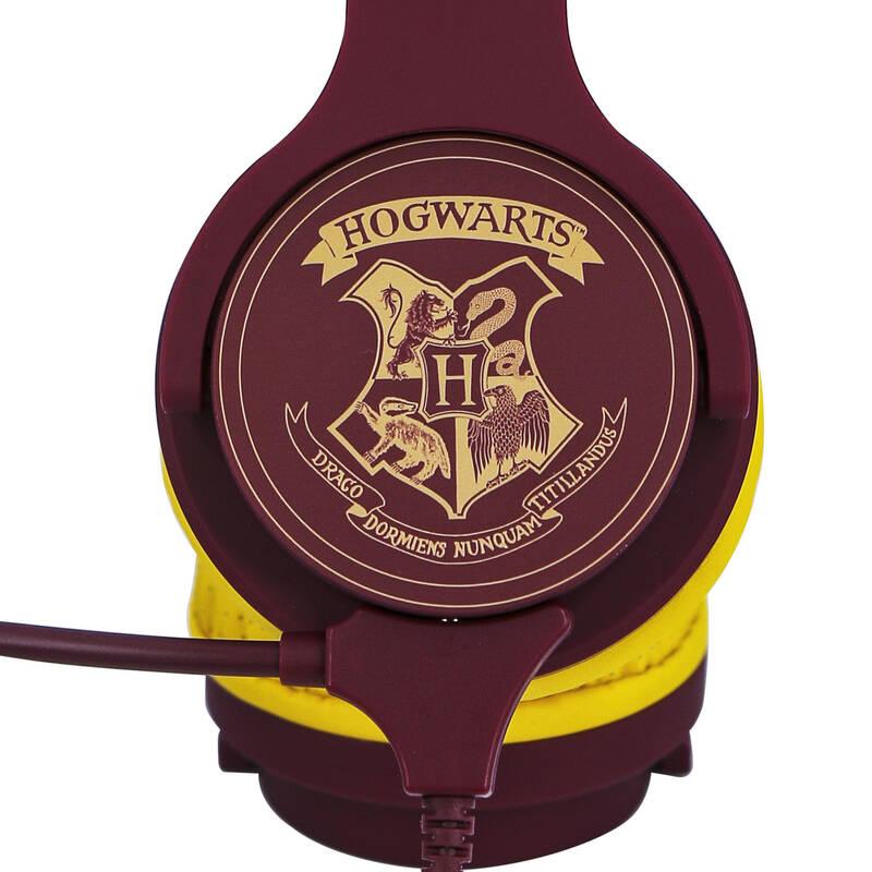 Headset OTL Technologies Harry Potter Hogwarts Crest Kids Interactive červený