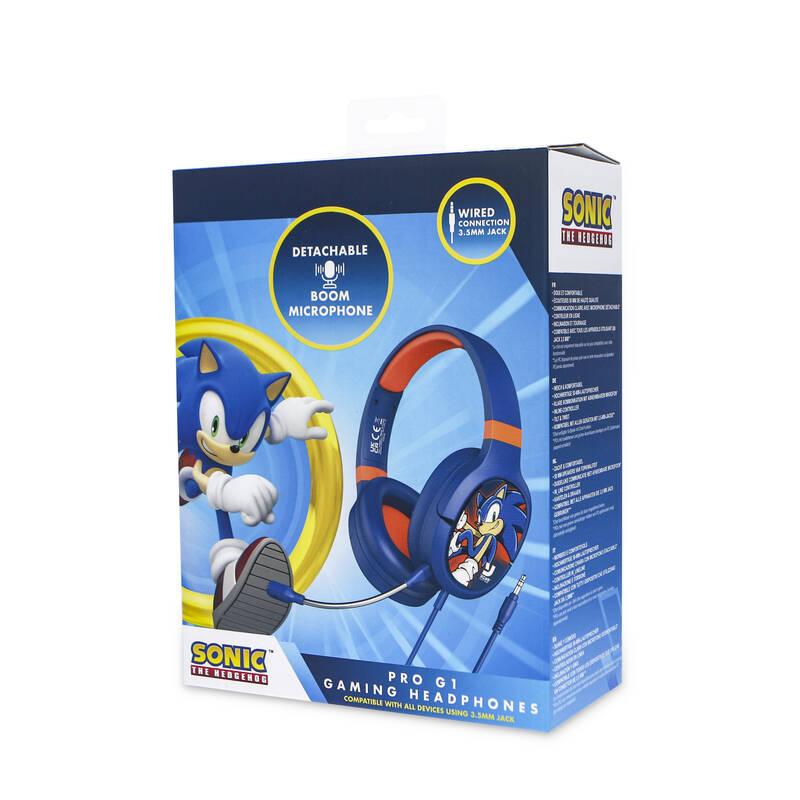 Headset OTL Technologies SEGA Modern Sonic the Hedgehog PRO G1 modrý, Headset, OTL, Technologies, SEGA, Modern, Sonic, the, Hedgehog, PRO, G1, modrý