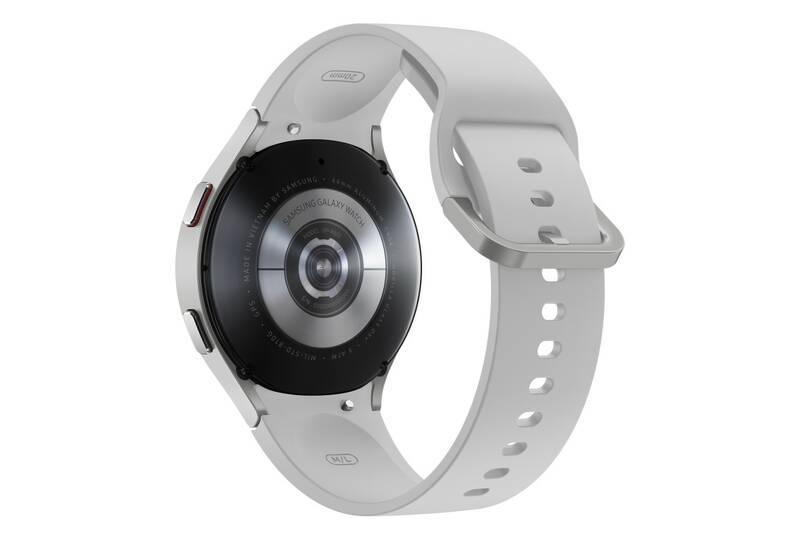 Chytré hodinky Samsung Galaxy Watch4 44mm LTE stříbrné, Chytré, hodinky, Samsung, Galaxy, Watch4, 44mm, LTE, stříbrné