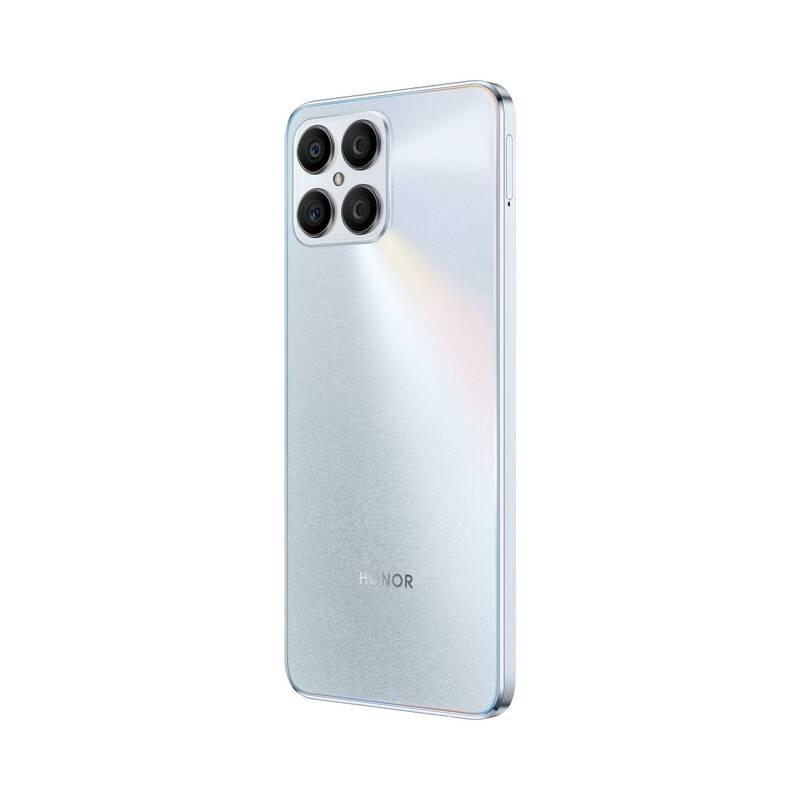 Mobilní telefon Honor X8 stříbrný, Mobilní, telefon, Honor, X8, stříbrný