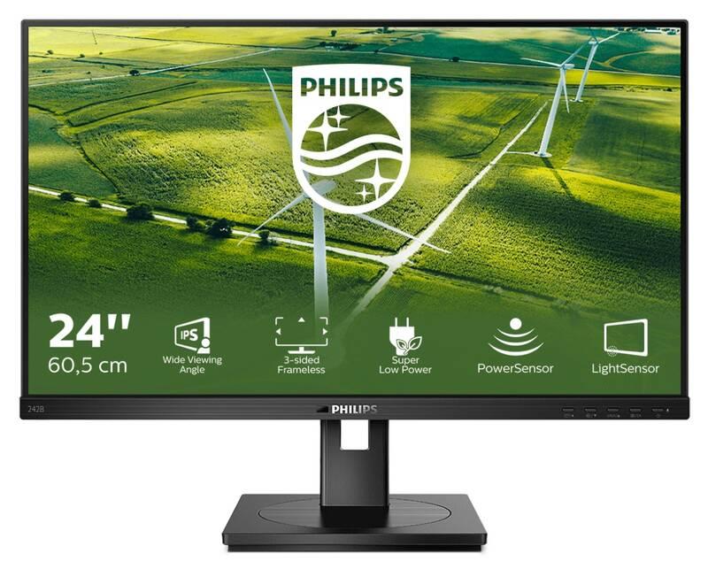 Monitor Philips 242B1G 00, Monitor, Philips, 242B1G, 00