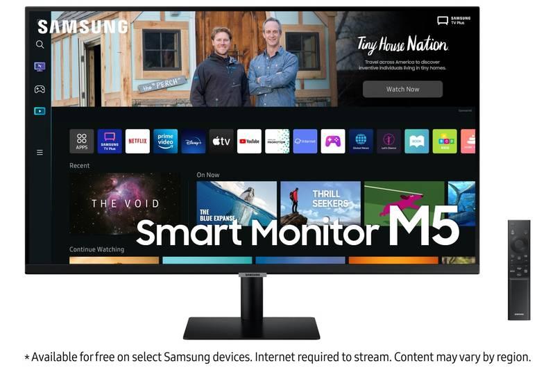Monitor Samsung Smart Monitor M5 černý, Monitor, Samsung, Smart, Monitor, M5, černý