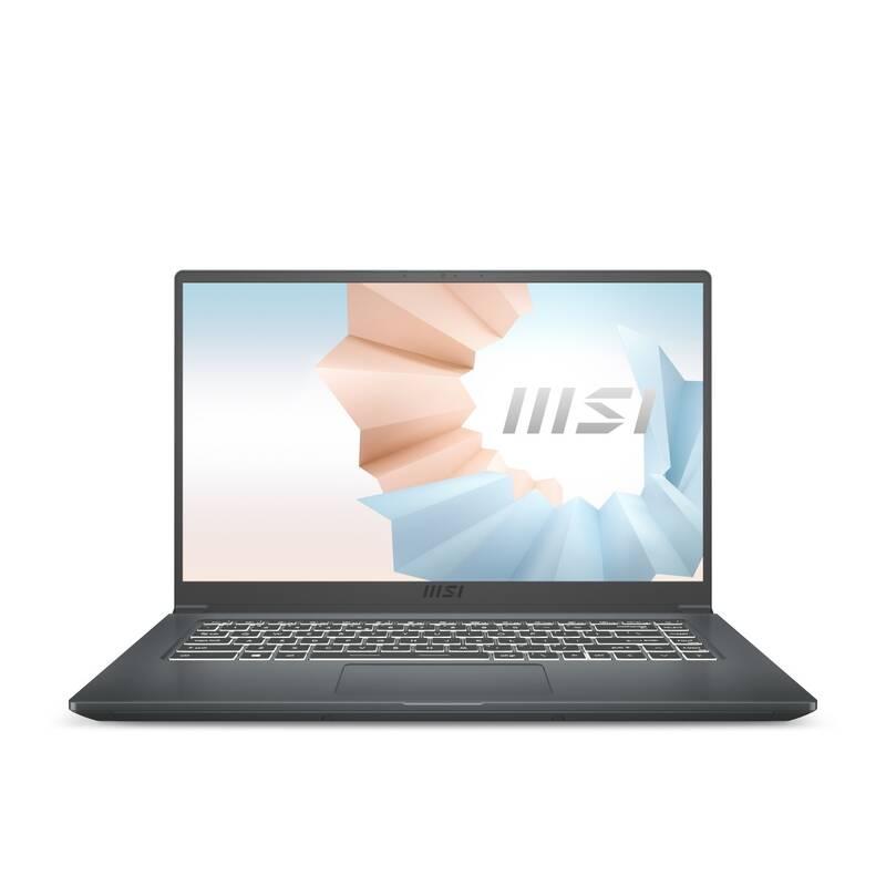 Notebook MSI Modern 15 A5M-264CZ šedý, Notebook, MSI, Modern, 15, A5M-264CZ, šedý