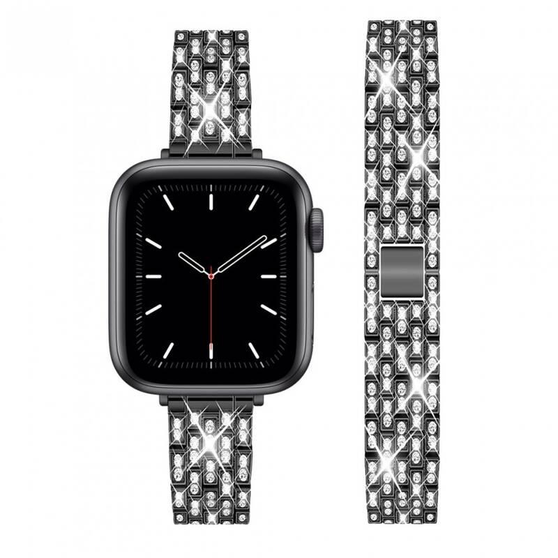Řemínek WG star, kovový, na Apple Watch 38 40 41 mm adapter černý, Řemínek, WG, star, kovový, na, Apple, Watch, 38, 40, 41, mm, adapter, černý