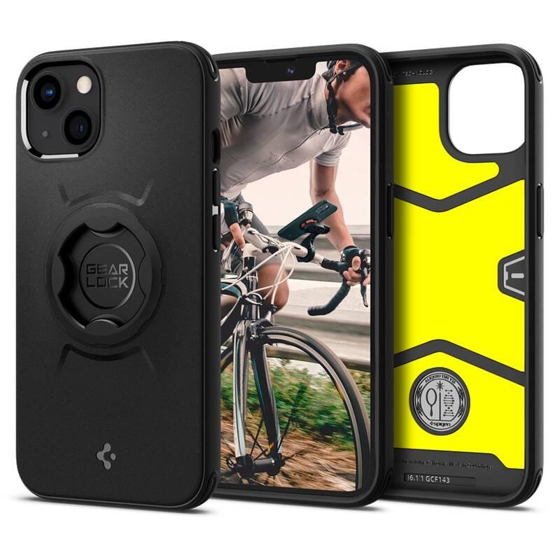 Kryt na mobil Spigen Gearlock Bike Mount Case na Apple iPhone 13 černý, Kryt, na, mobil, Spigen, Gearlock, Bike, Mount, Case, na, Apple, iPhone, 13, černý