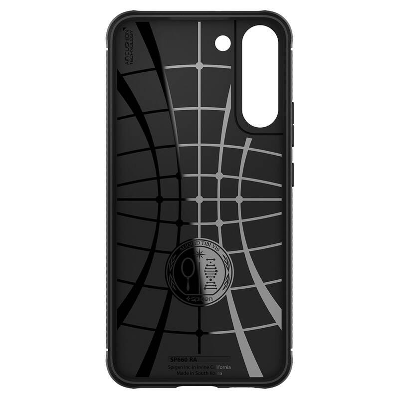 Kryt na mobil Spigen Rugged Armor na Samsung Galaxy S22 černý