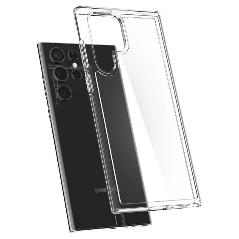 Kryt na mobil Spigen Ultra Hybrid na Samsung Galaxy S22 Ultra průhledný