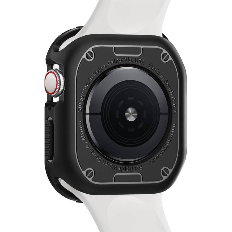 Ochranné pouzdro Spigen Rugged Armor na Apple Watch 7 6 SE 5 4 černé