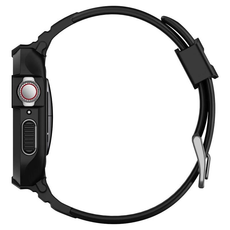 Ochranné pouzdro Spigen Rugged Armor Pro na Apple Watch 7 6 SE 5 4 černé