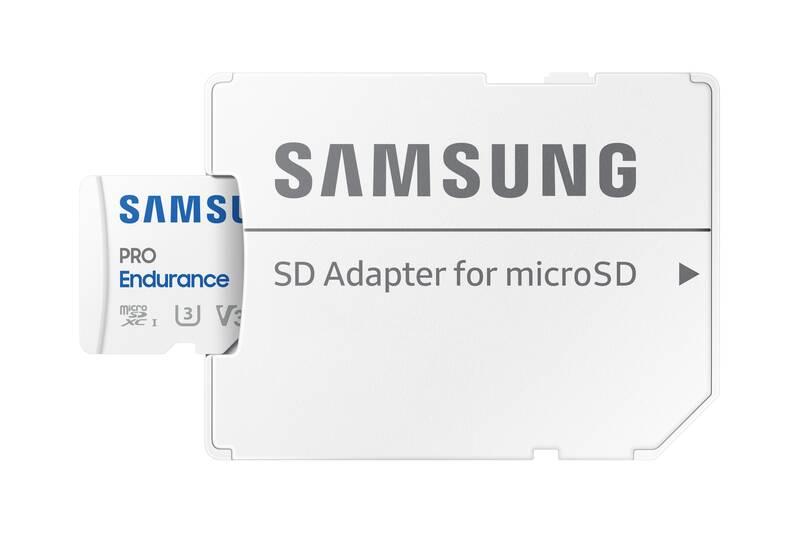 Paměťová karta Samsung Micro SDXC Pro Endurance 256GB UHS-I U1 SD adaptér, Paměťová, karta, Samsung, Micro, SDXC, Pro, Endurance, 256GB, UHS-I, U1, SD, adaptér