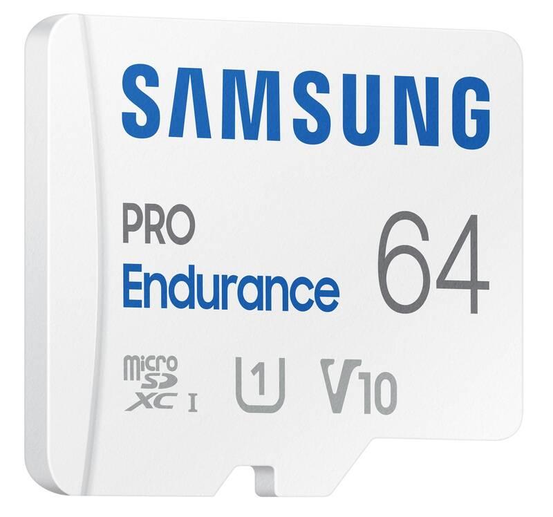 Paměťová karta Samsung Micro SDXC Pro Endurance 64GB UHS-I U1 SD adaptér, Paměťová, karta, Samsung, Micro, SDXC, Pro, Endurance, 64GB, UHS-I, U1, SD, adaptér