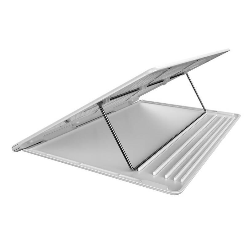 Podstavec pro notebooky Baseus Portable Laptop Stand šedý bílý, Podstavec, pro, notebooky, Baseus, Portable, Laptop, Stand, šedý, bílý