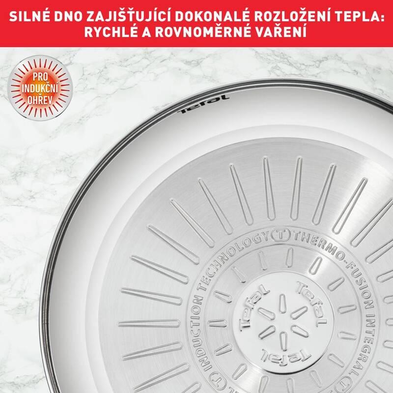 Sada nádobí Tefal Intuition B864SA74, 10 ks nerez