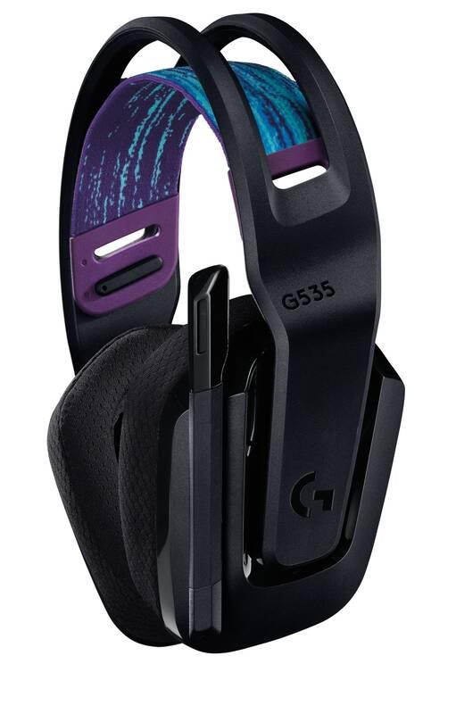 Headset Logitech Gaming G535 Lightspeed Wireless černý, Headset, Logitech, Gaming, G535, Lightspeed, Wireless, černý
