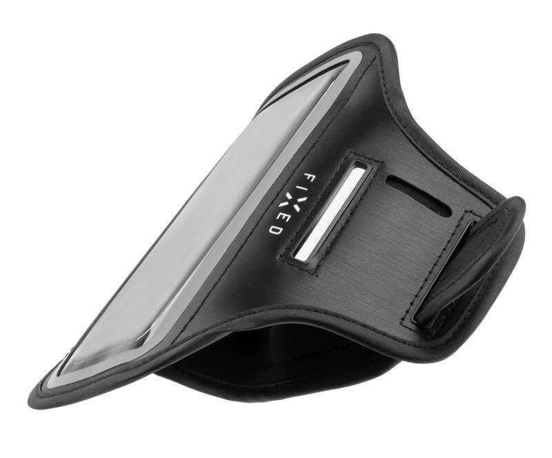Pouzdro na mobil sportovní FIXED Armband, na smartphony až 6.7" černé