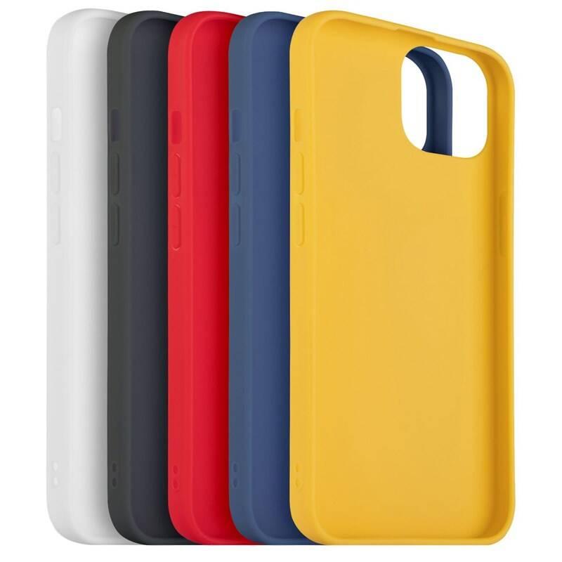 Set krytů na mobil FIXED Story na Apple iPhone 12 12 Pro černý bílý červený modrý žlutý