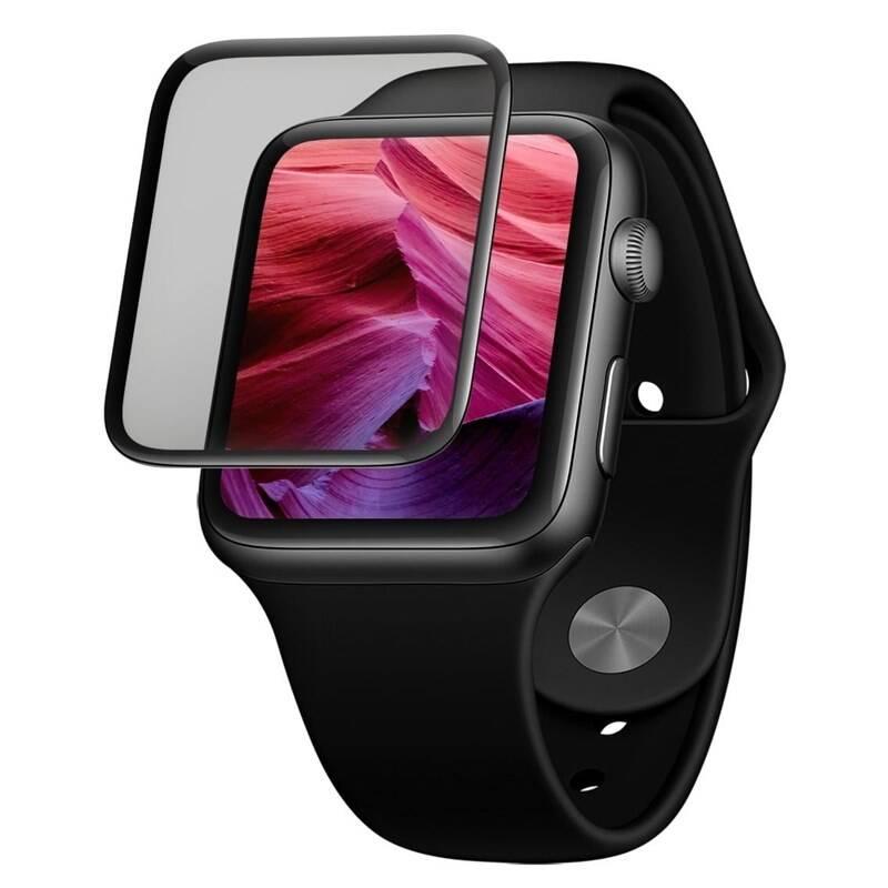 Tvrzené sklo FIXED 3D Full-Cover na Apple Watch 41mm černé, Tvrzené, sklo, FIXED, 3D, Full-Cover, na, Apple, Watch, 41mm, černé
