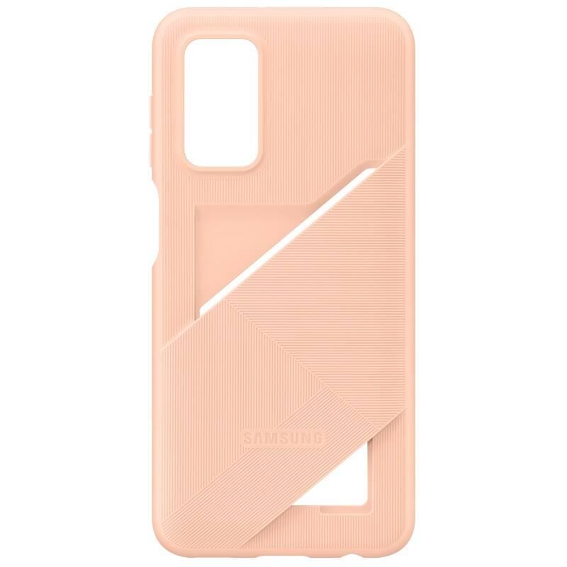 Kryt na mobil Samsung Galaxy A23 5G s kapsou na kartu - peach
