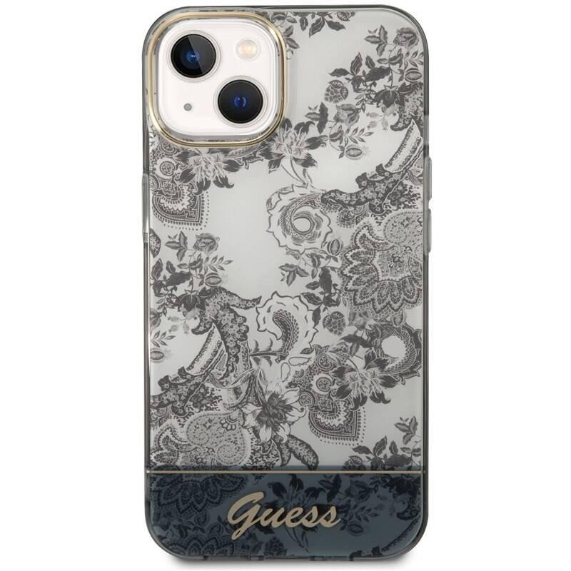 Kryt na mobil Guess Toile De Jouy na Apple iPhone 14 Plus šedý, Kryt, na, mobil, Guess, Toile, De, Jouy, na, Apple, iPhone, 14, Plus, šedý