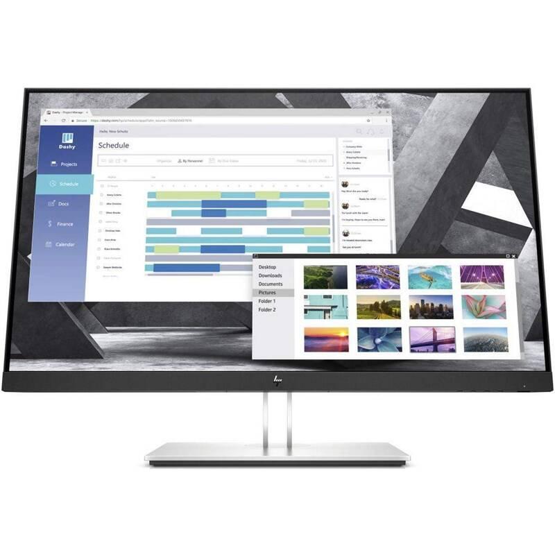 Monitor HP E27d G4 QHD - dokovací černý