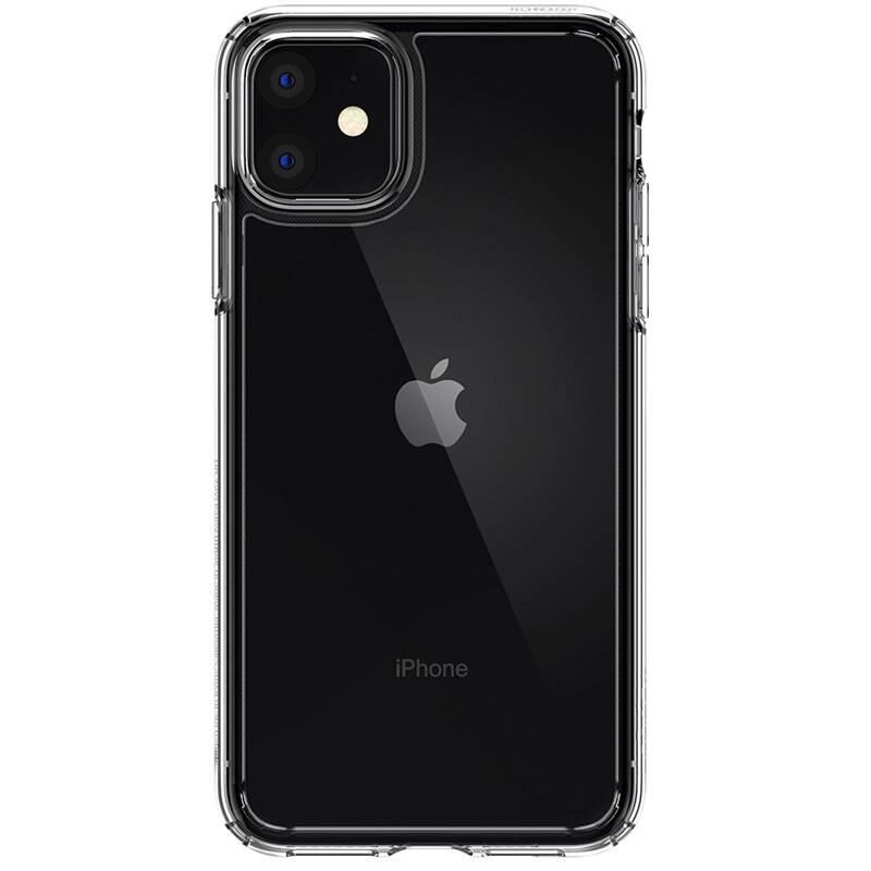 Kryt na mobil Spigen Crystal Hybrid na Apple iPhone 12 12 Pro průhledný